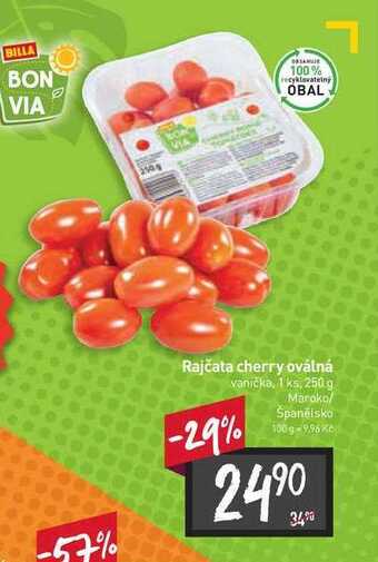 Billa Rajčata cherry oválná vanička, 1 ks, 250 g nabídka