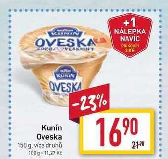 Billa Kunín oveska 150 g nabídka