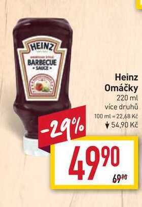 Billa Heinz omáčky 220 ml nabídka
