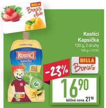 Billa Kostíci kapsička 130 g nabídka