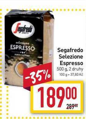Billa Segafredo selezione espresso 500 g nabídka