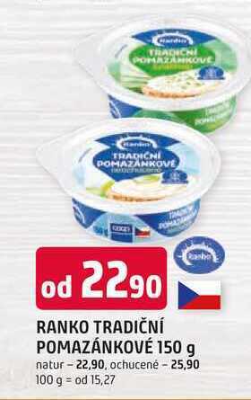 Trefa Ranko tradiční pomazánkové 150 g nabídka