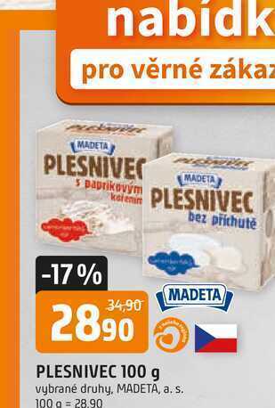 Trefa Madeta plesnivec 100g nabídka