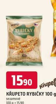 Trefa Křupeto rybičky 100 g nabídka