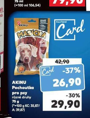 Kaufland Akinu pochoutka pro psy nabídka