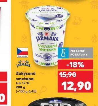 Kaufland Zakysaná smetana 12% nabídka