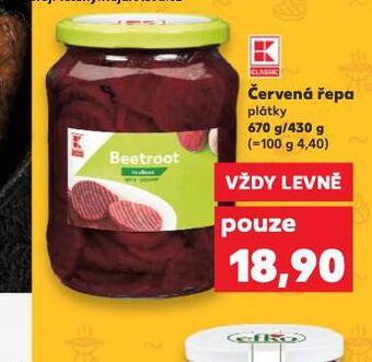 Kaufland Červená řepa nabídka
