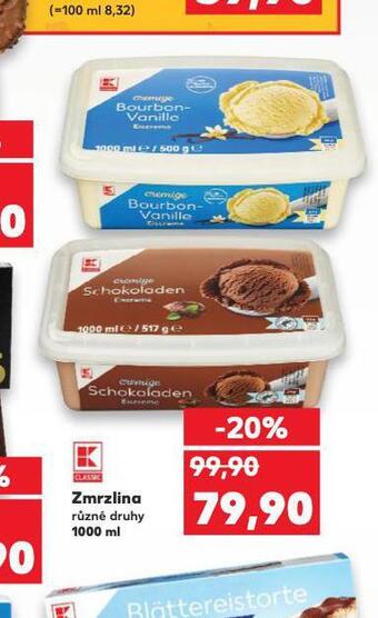 Kaufland Zmrzlina nabídka