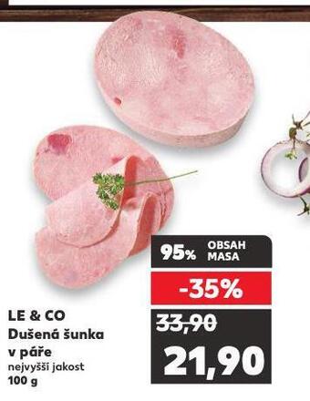 Kaufland Dušená šunka v páře nabídka