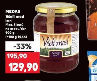 Kaufland Medas včelí med lesní nabídka