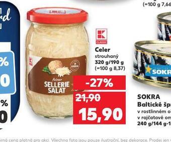 Kaufland Celer strouhaný nabídka