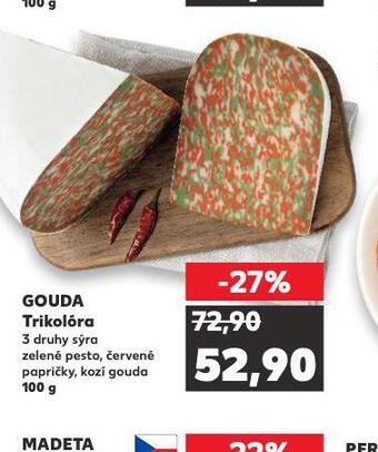 Kaufland Gouda trikolóra nabídka