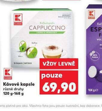 Kaufland Kávové kapsle nabídka