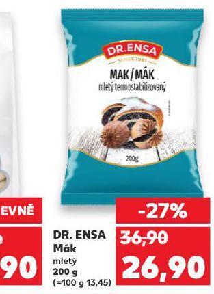 Kaufland Dr. ensa mák nabídka