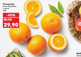 Kaufland Pomeranče nabídka