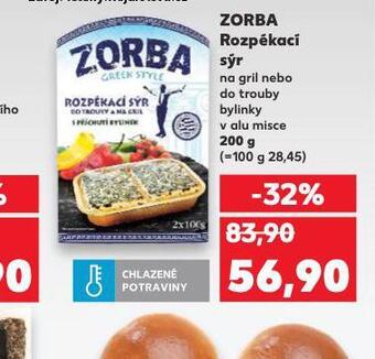 Kaufland Zorba rozpékací sýr nabídka