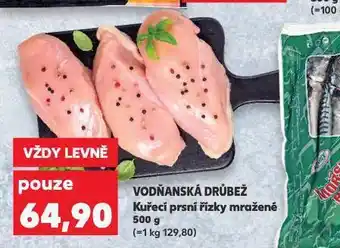 Kaufland Kuřecí prsní řízky mražené nabídka