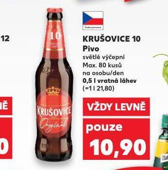 Kaufland Pivo krušovice 10 nabídka