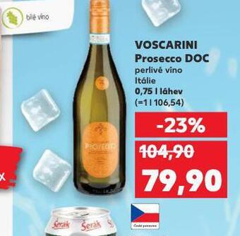 Kaufland Voscarini prosecco doc nabídka