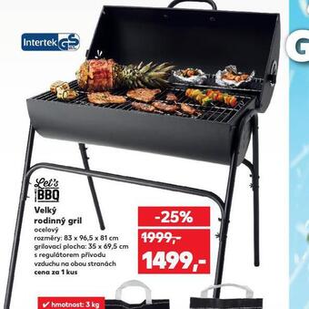 Kaufland Velký rodinný gril nabídka