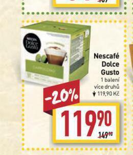 Billa Kávové kapsle dolce gusto nabídka