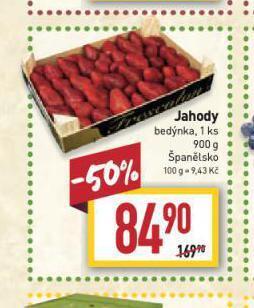 Billa Jahody nabídka