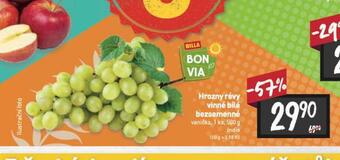 Billa Hrozny révy vinné bílé nabídka