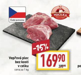 Vepřová plec bez kosti