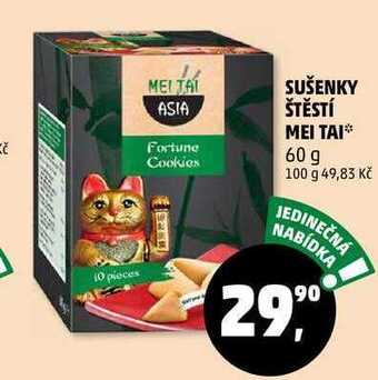 Penny Market Sušenky štěstí mei tai, 60 g nabídka
