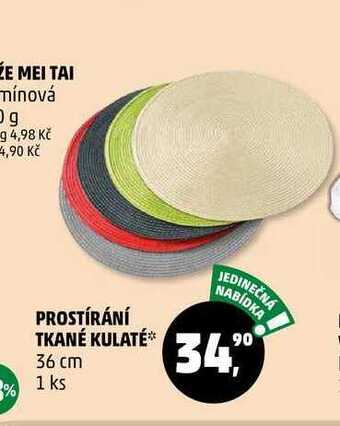Penny Market Prostírání tkané kulaté, 1 ks nabídka