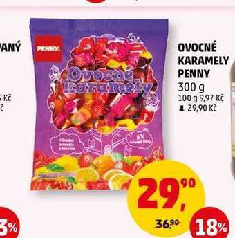 Penny Market Ovocné karamely penny, 300 g nabídka