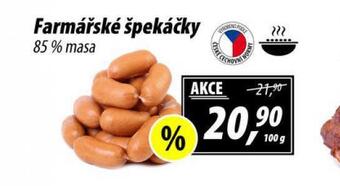 ZEMAN Farmářské špekáčky nabídka