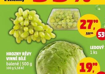 Penny Market Hrozny révy vinné bílé nabídka