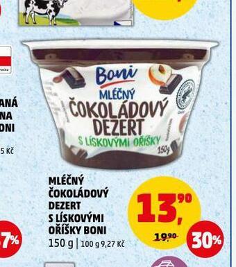 Penny Market Mléčný čokoládový dezert nabídka