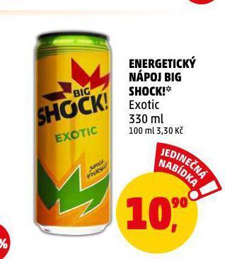 Penny Market Energetický nápoj big shock nabídka