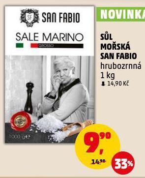 Penny Market Sůl mořská nabídka