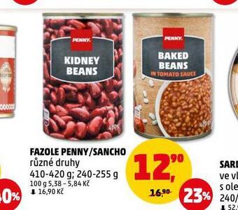 Penny Market Fazole nabídka