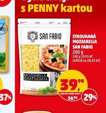 Penny Market Strouhaná mozzarella san fabio nabídka