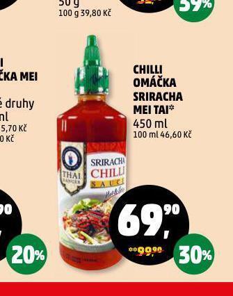 Penny Market Chilli omáčka sriracha nabídka