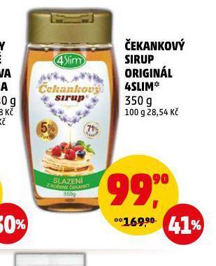 Penny Market Čekankový sirup nabídka