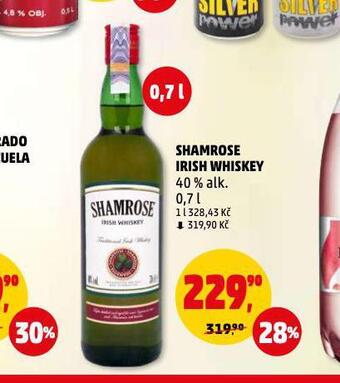 Penny Market Shamrose irish whiskey nabídka