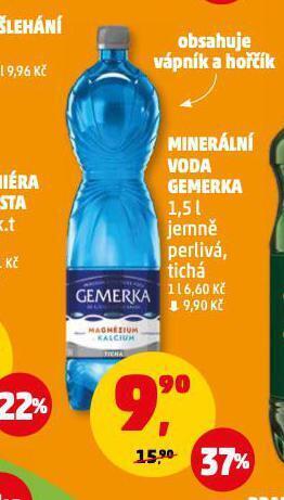 Penny Market Minerální voda gemerka nabídka