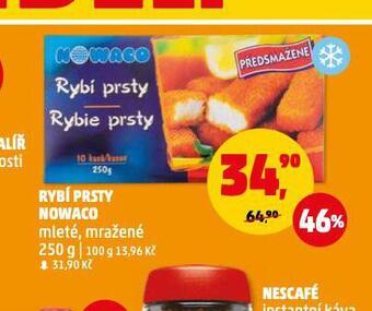 Penny Market Rybí prsty nowaco nabídka