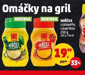 Penny Market Hořčice s jalapeňo, s paprikou nabídka