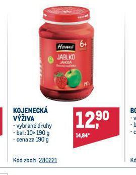 Makro Kojenecká výživa nabídka
