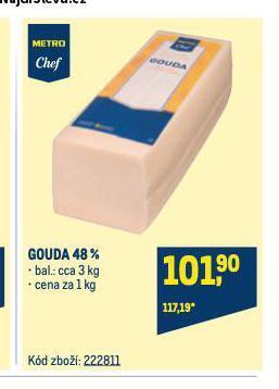 Makro Gouda sýr nabídka
