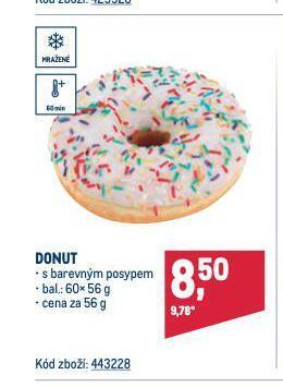 Makro Donut nabídka