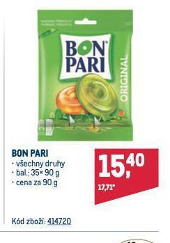 Makro Bon pari nabídka
