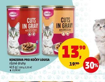 Penny Market Louisa konzerva pro kočky nabídka