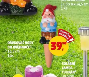 Dávkovač vody do květináče